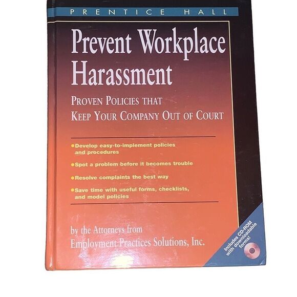 BOOK Prevent Workplace Harassment Policies That Keep Your Company Out of Trouble - Picture 1 of 2
